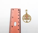 Tri-Plated Virgin Mary Tree Pendant*