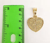 Plated Broken Heart Pendant*