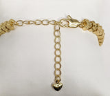 Plated Tri-Gold Virgin Mary Bracelet