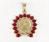 Plated Virgin Mary Pendant*