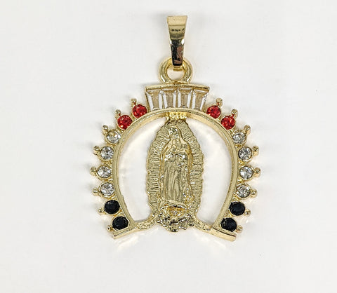 Plated Virgin Mary Pendant