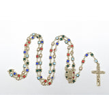 Plated Virgin Mary Rosary