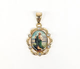 Plated Saint Jude Thaddaeus Pendant*