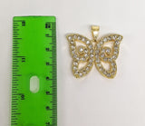 Plated Butterfly Pendant