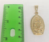 Plated Virgin Mary Pendant