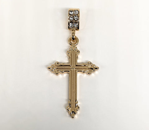 Plated Cross Pendant