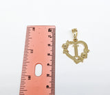 Plated Letter "I" Pendant and Star Chain Set