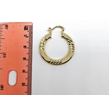 Plated Hoop Earring