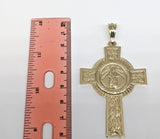 Plated Cross with Saint Jude Pendant*