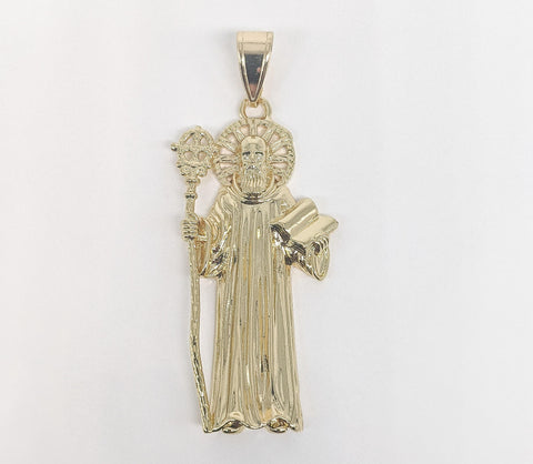 Plated Saint Benedict Pendant