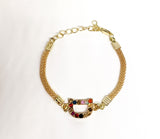 Plated Letter D Bracelet