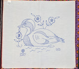 Animal Embroidery Fabric Tea Cloth (Animales Servilletero Servilleta Bordar)