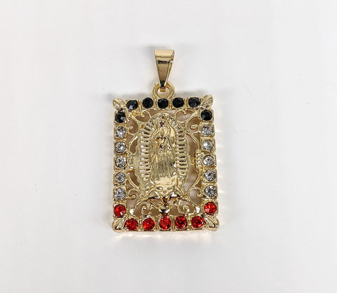 Plated Virgin Mary Pendant