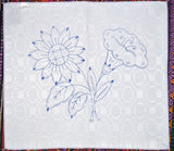 Flower Embroidery Printed Fabric Tea Cloth (Flores Labrado Servilleta Bordar)