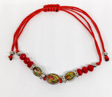 Virgen de Guadalupe Red Rope Protection Bracelet