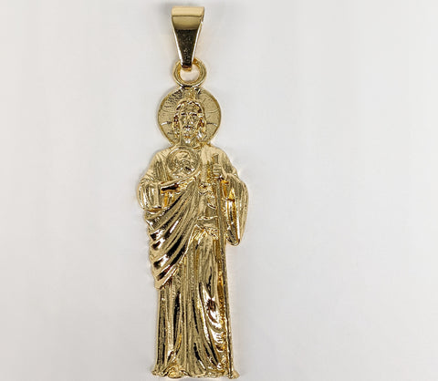 Plated Saint Jude Pendant