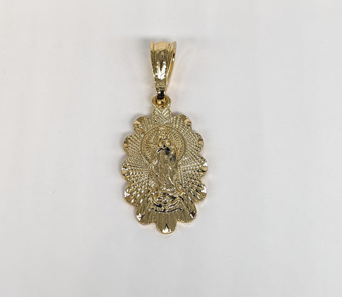 Plated Virgin Mary Pendant