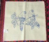 Animal Embroidery Fabric Tea Cloth (Manta Servilletero Servilleta para Bordar)