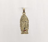 Plated Virgin Mary Pendant