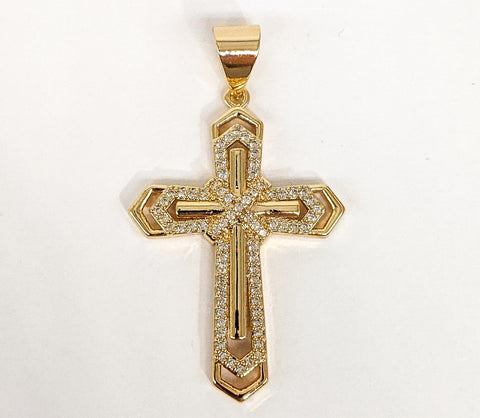 Plated Cross Pendant