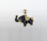 Plated Elephant Pendant