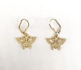 Plated Butterfly Earring