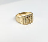 Plated Cross Ring