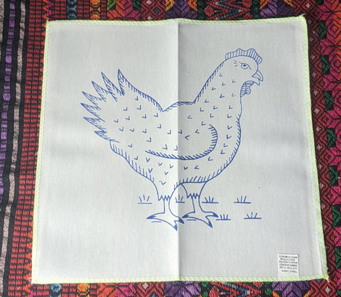 Animal Embroidery Fabric Tea Cloth (Animales Servilletero Servilleta Bordar)