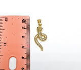 Plated Snake Pendant