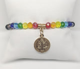 Saint Benedict Multi-Color Beaded Bracelet*