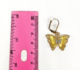 Plated Butterfly Earring