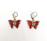 Plated Butterfly Earring