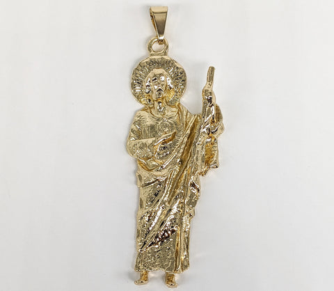 Plated Saint Jude Pendant