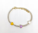 Plated Heart Bracelet