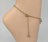 Plated Heart Anklet