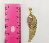 Plated Angel Wing Pendant