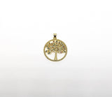 Plated Tree of Life Pendant