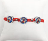 Virgen de Guadalupe Red Rope Protection Bracelet