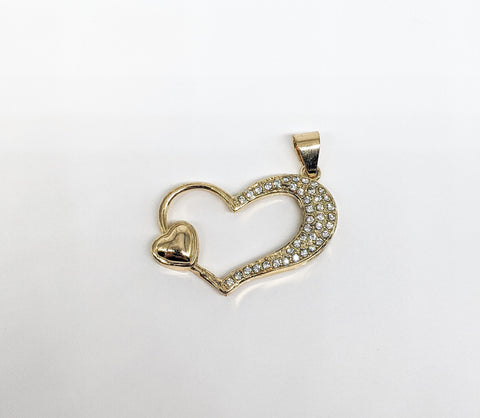 Plated Heart Pendant