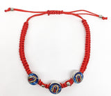 Virgen de Guadalupe Red Rope Protection Bracelet