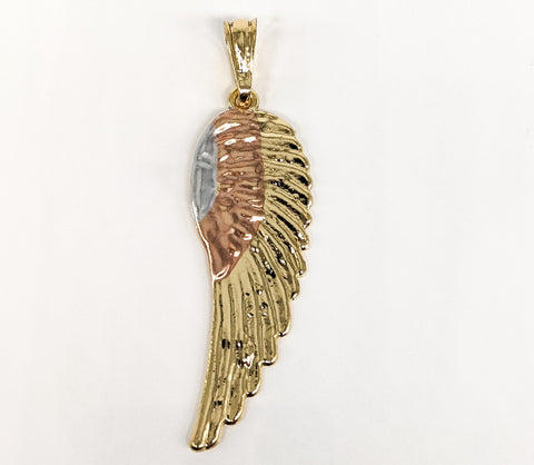 Plated Angel Wing Pendant