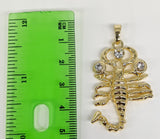 Plated Scorpion Pendant and Chain Set