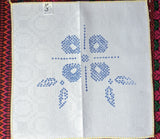 Cross Stitch Embroidery Fabric Tea Cloth Punto de Cruz Labrado Servilleta Bordar