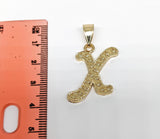 Plated Letter Pendant