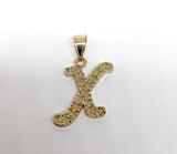 Plated Letter Pendant