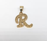 Plated Letter Pendant