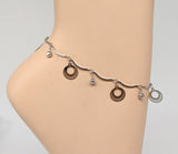 Rhodium Plated Anklet