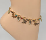 Plated Butterfly Anklet