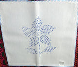 Cross Stitch Embroidery Tea Cloth (Punto de Cruz Servilletero Servilleta Bordar)