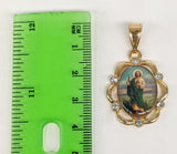 Plated Saint Jude Thaddaeus Pendant*